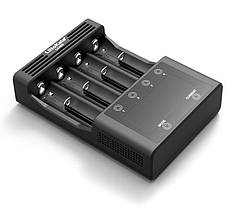 Універсальний зарядний пристрій Liitokala Lii-600, 4 канали, Ni-Mh/Li-ion, 220V/12V, Test, LCD, сенсорний, фото 3