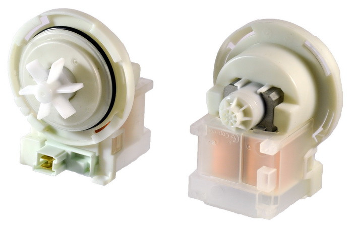 Зливний Насос для пральної машини Bosch, Siemens 786729, 111/045, (4 засувки, клеми спереду)