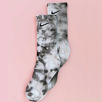 Шкарпетки Nike tie-dye Сірі