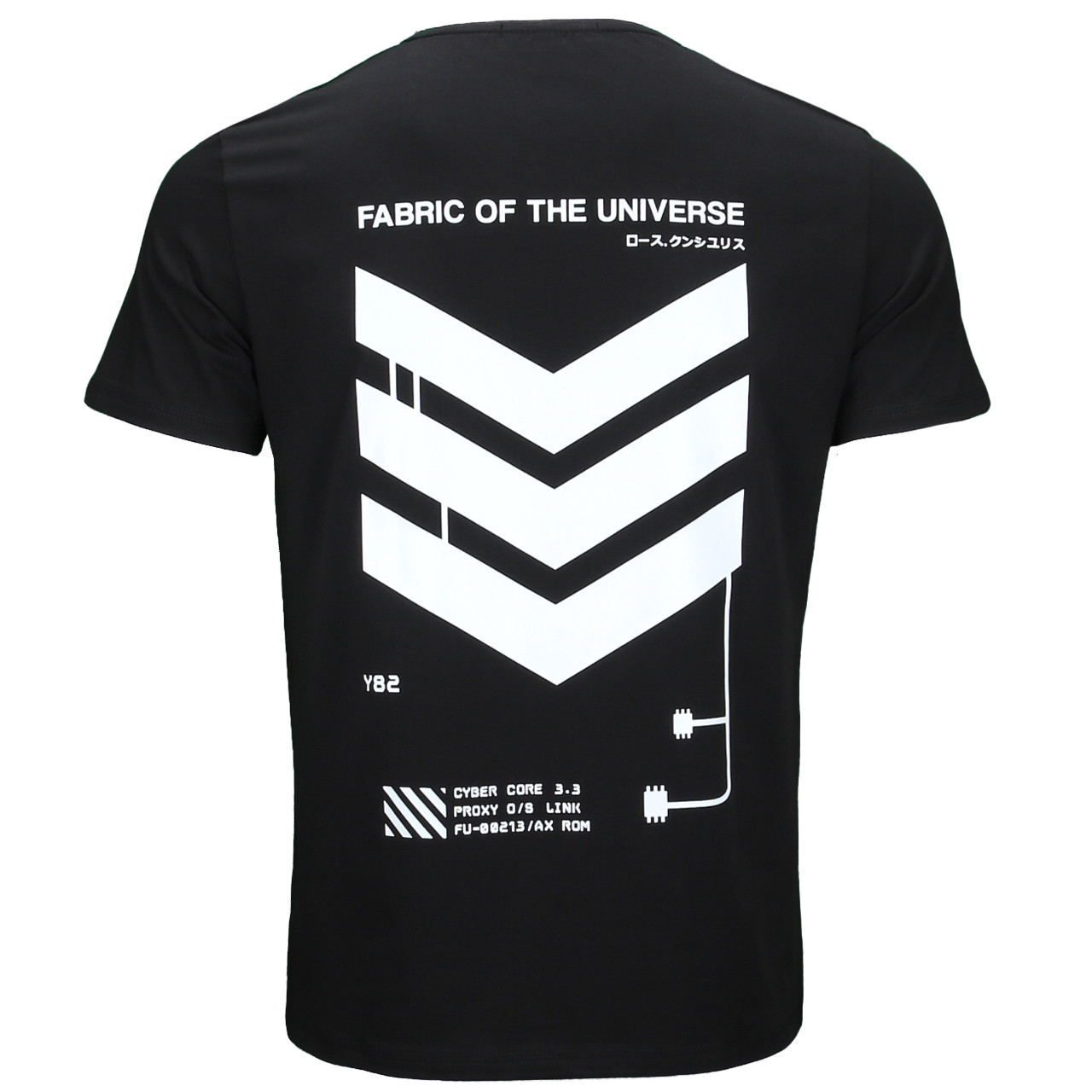 Футболка чоловіча чорна FABRIC OF THE UNIVERSE #4 Ф-10 BLK M(Р) 21-824-020, фото 1