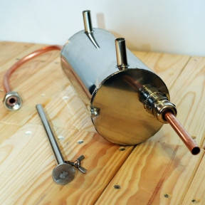 Мідний змійовик-холодильник