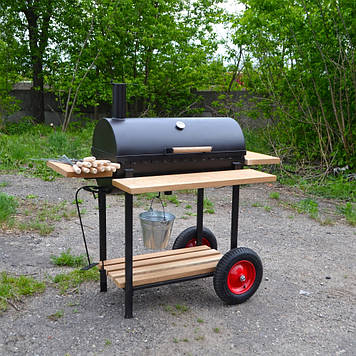 Гриль-мангал Люкс з шампурами