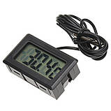 Цифровий термометр TPM-10 (-50...+110 °C) з виносним датчиком (довжина - 1 м), фото 3