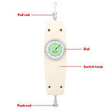 Динамометр аналоговий пружинний універсальний NK-50 (5 кг) (ТАК-50, ДУ-50) (0,25 Н / 0,05 кг), фото 6