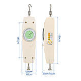 Динамометр аналоговий пружинний універсальний NK-100 (10 кг) (ТАК-100, ДУ-100) (0,5 Н / 0,1 кг), фото 4