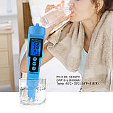 Комбінований pH/ГВП/Temp-метр PH-689 (вологозахищений, змінний електрод), фото 5