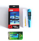 Комбінований pH/ГВП/Temp-метр PH-689 (вологозахищений, змінний електрод), фото 9