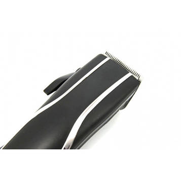Машинка для стрижки Gemei GM-811 провідна 4 насадки для волосся та бороди нержавіюча сталь