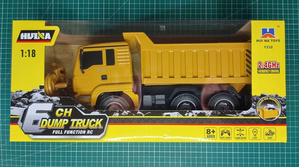 Самоскид дорожній Хаїна HUINA HL1332. Радіокерована модель у масштабі 1/18