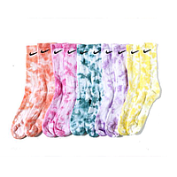 Носки tie-dye - набор 5 пар - размеры