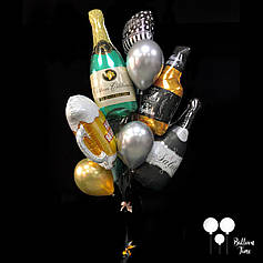 Зв'язка куль з приколами для чоловіка на День Народження