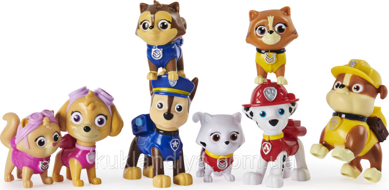 Paw Patrol Щенячий патруль набір цуценят і кошенят, фото 1