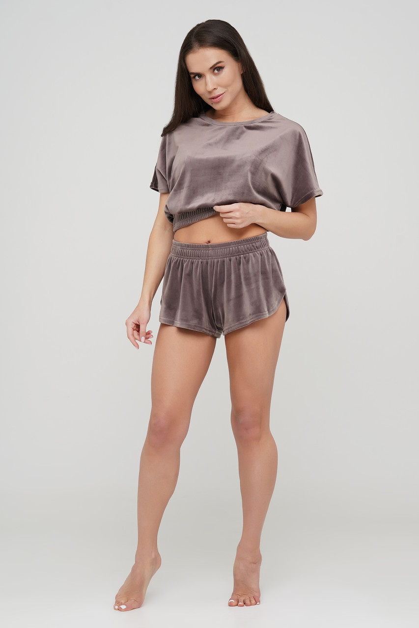 Комплект шорти та кроп-топ із коротким рукавом TM Orli, фото 1