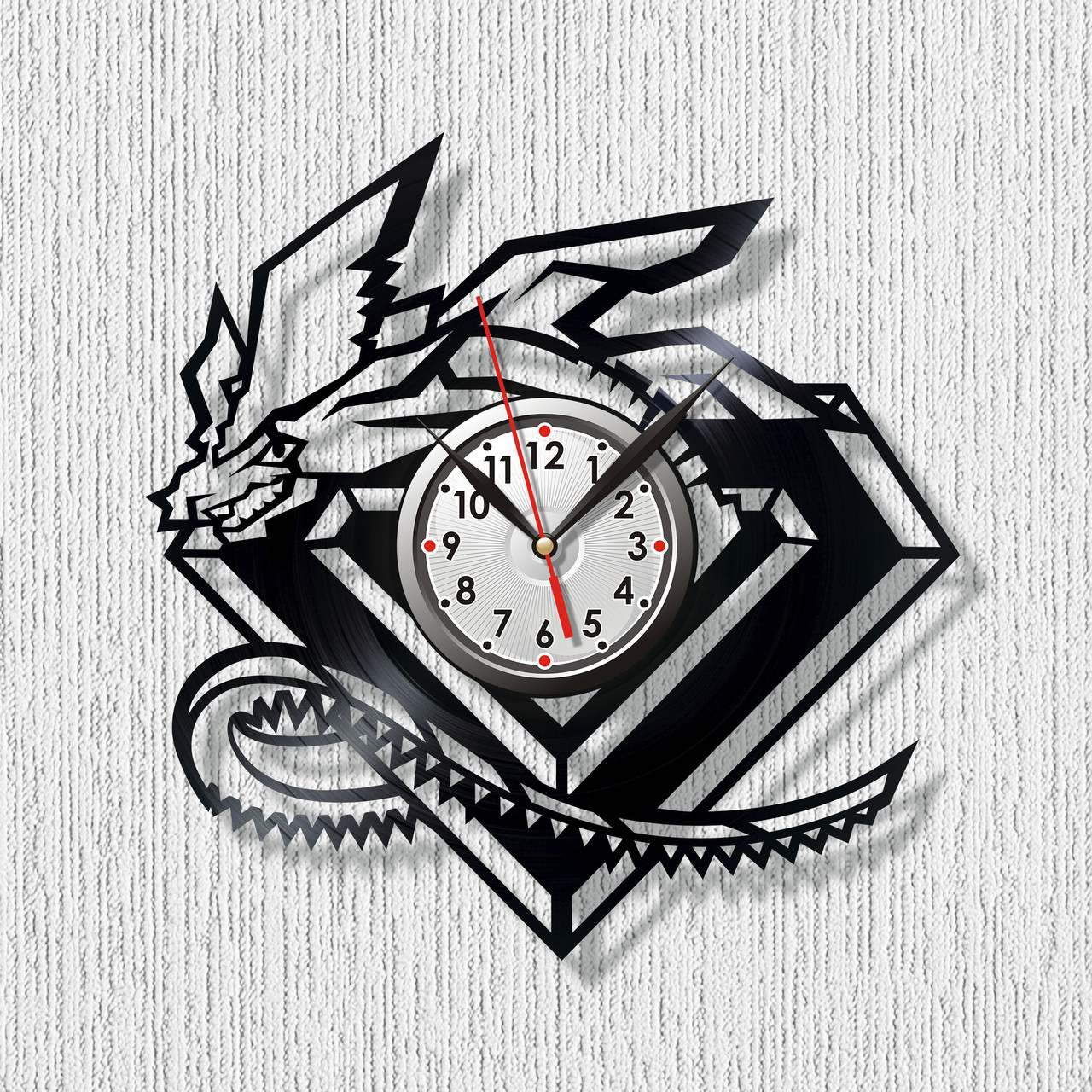 Beyblade годинник Годинники Бейблейд Годинники вінілові Годинники для хлопця Чорні годинник Beyblade Годинники настінні