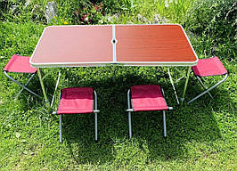 Кемпінговий набір стіл і 4 стільця Picnic Table для пікніка