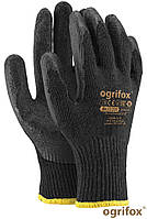 Перчатки рабочие с латексным покрытием OX-DRAGOS OGRIFOX (черные) пара