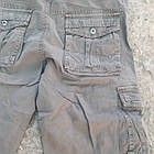 Брюки карго чоловічі ITENO (Tophero) р.33 світлі літні тонкі прямі пісочні з накладними кишенями з боків, фото 6