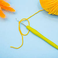 Крючки для вязания с силиконовой ручкой / цвет микс / длина 14 см / № 2 / заказ от 1 шт