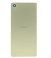 Задняя крышка для Sony F5121 Xperia X Dual, F5122, золотистая, Lime Gold, оригинал