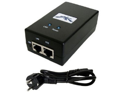 Інжектор Ubiquiti POE-24-24W-G (24V, 24 W, Gigabit)