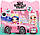 Машина для ляльки На На Кетмобіль Na Na Na Surprise Soft Plush Convertible, Kitty Car 572411, фото 5