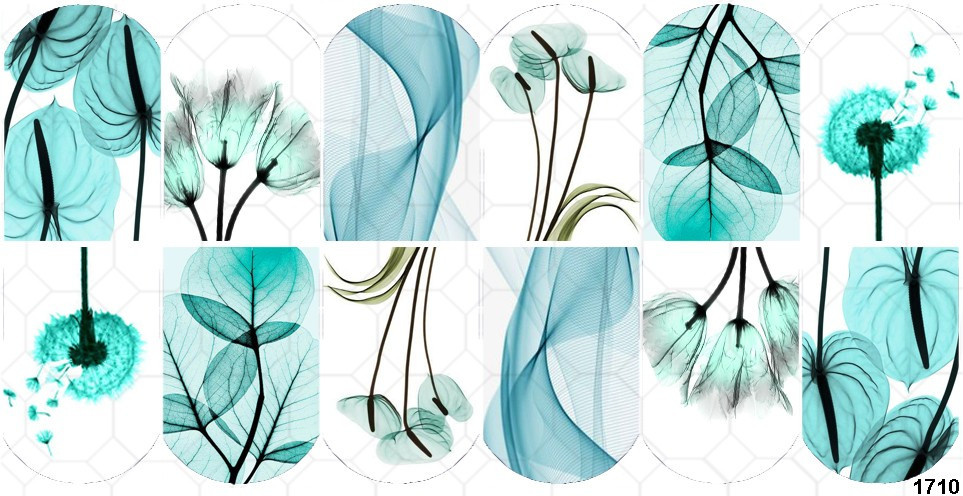 Слайдер дизайн на водній основі №1710 квіти