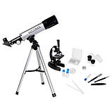 Мікроскоп Optima Universer 300x-1200x + Телескоп 50/360 AZ в кейсі (MBTR-Uni-01-103), фото 3