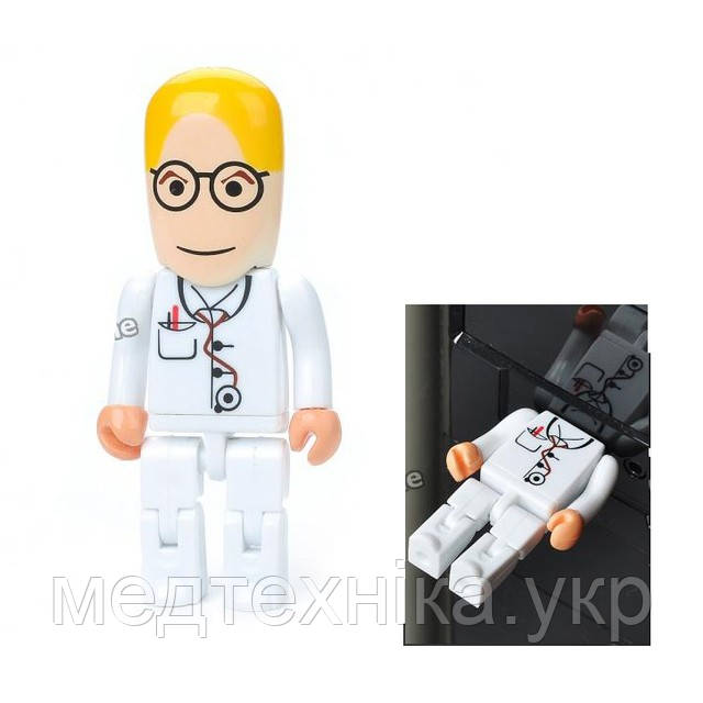 USB-флешка Доктор (жовте волосся) 32 Гб.