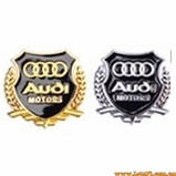 Авто значок Audi Motors наклейка на машину авто наклейки значки марки машин на кузов бампер скло двері капот крила багажник, фото 7
