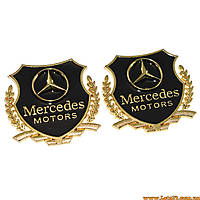 Авто значок Mercedes Motors наклейка на машину двери авто значки марки машин наклейки на бампер стекло капот