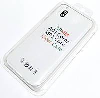 Чехол 2 мм для Samsung Galaxy A01 Core A013F / M01 Core M013F силиконовый прозрачный Case Silicone Clear 2.0mm