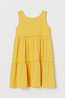 2-4г, рост 98-104. Платье сарафан летнее из хлопкового трикотажа H&M. В наличии.