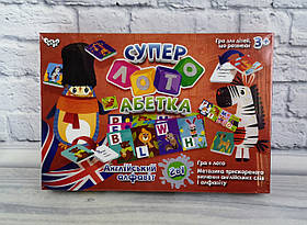 Дитяче Супер-лото Абетка СЛА-01UE Danko-Toys Україна