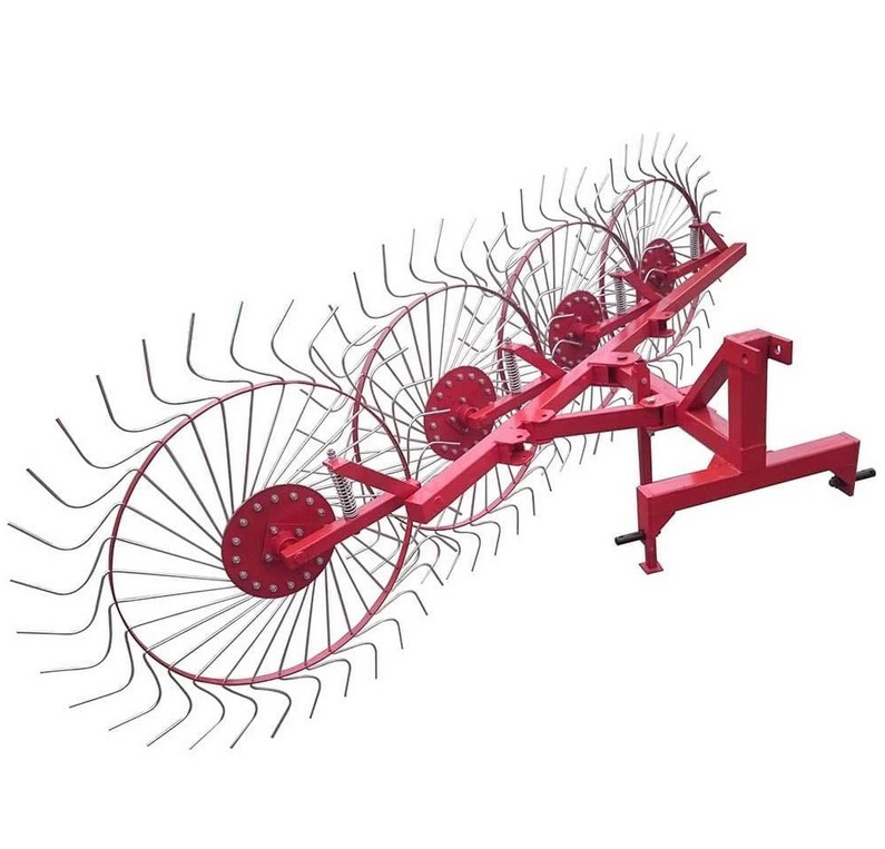 Граблі колісно-пальцеві "Сонечко" на 4 колеса ДКП-4Н, фото 1