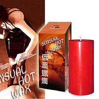 Широка свічка для тіла Червона Кайф
