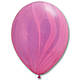 Кульки гелієві латексні 30см "Агати" (рожево-бузковий), фото 3