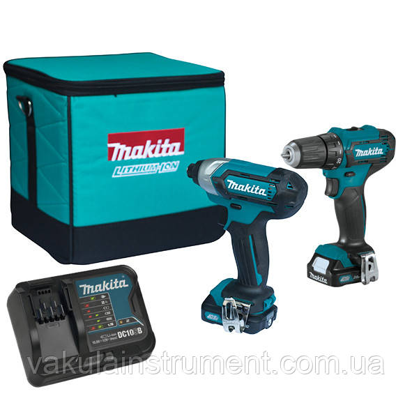 Набір інструментів Makita CLX224SA (DF333, TD110D)