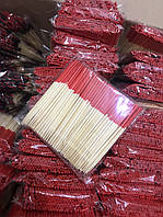 Шпажки "Пика", красная 8 СМ, 200 шт в упаковке, БАМБУК для коктейля и ед
