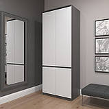 Шафа для одягу та взуття з фасадами без ручок R-10, фото 4