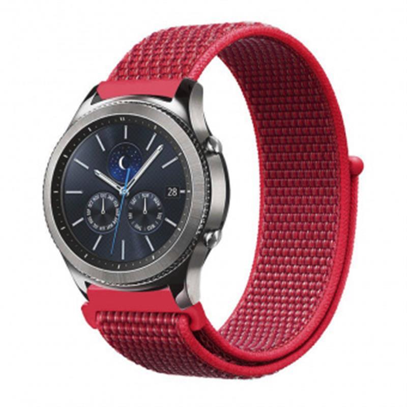 Ремінець BeCover Nylon Style для Xiaomi iMi KW66/Mi Watch Color/Haylou LS01 Red (705885), фото 1