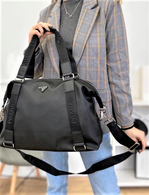 Спортивна сумка Prada Black