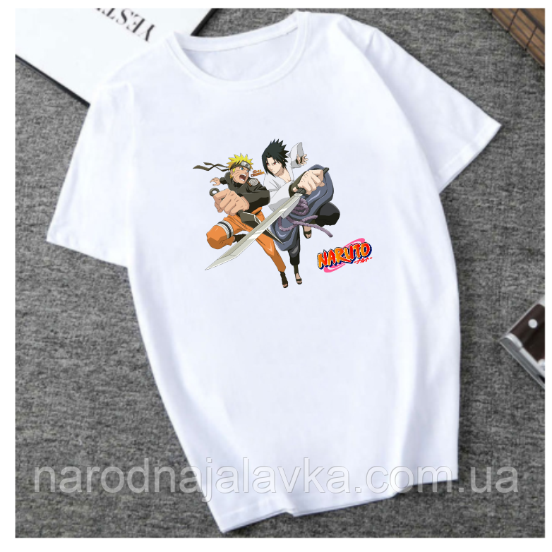 Футболка NARUTO. Naruto одяг. Крутий подарунок.