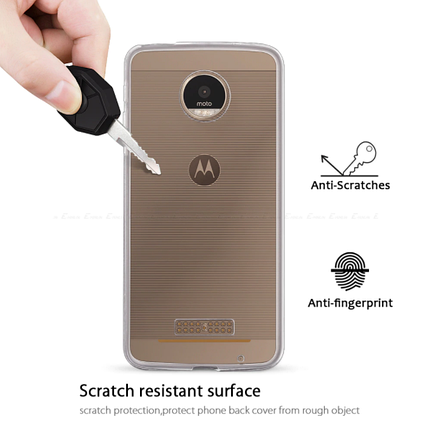 Ультратонкий 0,3 мм чехол на Motorola Moto Z4, фото 3