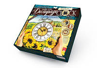 Набор для декупажа Danko Toys Decoupage Clock Ромашки с рамкой DKC-01-09