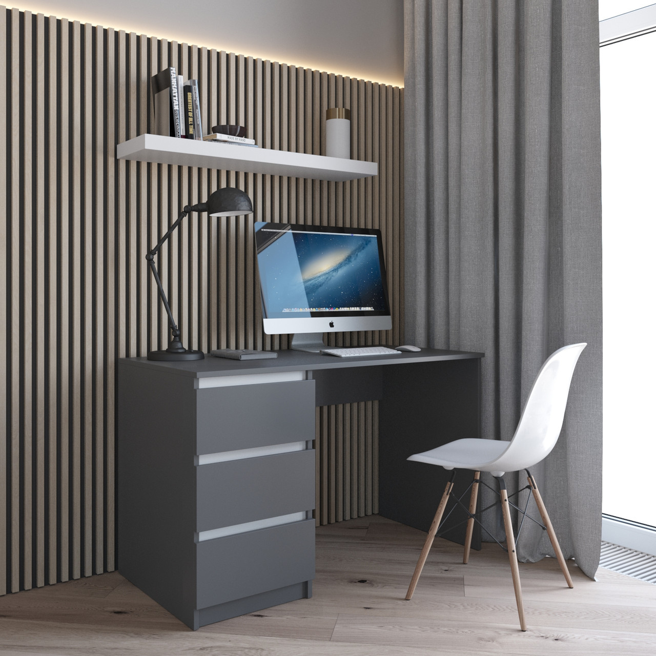 Письменный стол без тумбочки - 90 фото