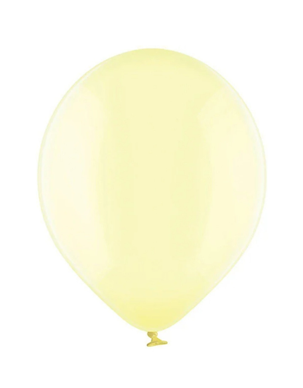 Кулька гелієва латексний 30см "Кристал льодяник" жовтий
