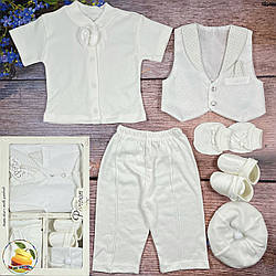 Набір на водохреща для хлопчика Розмір: 0-3 місяці (01663)