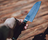 Ніж з дамаської сталі Santoku professional GRILLI, 17см 77728, фото 7