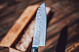 Ніж з дамаської сталі Santoku professional GRILLI, 17см 77728, фото 9