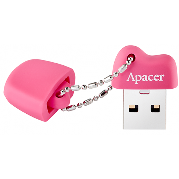 USB Флешка (Флэш-накопитель) 2.0 Apacer AH118 16GB Розовый (AP16GAH118P ...